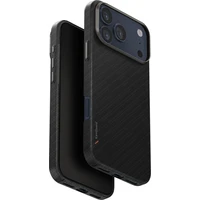 UNIQ Keva Edge MagClick MagSafe kryt iPhone 17 Pro Max Carbon Black - Puzdra