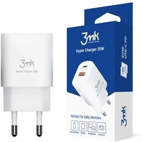 3mk Hyper Charger 20W sieťová nabíjačka biela - Nabíjačky