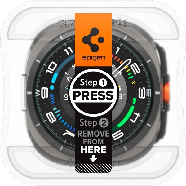 Spigen Glass TR EZ Fit sklo Samsung Galaxy Watch Ultra číre (2 ks) - Ochranné fólie a sklo - Obrázok c2be9276c9ba423fb490b5a680f89331