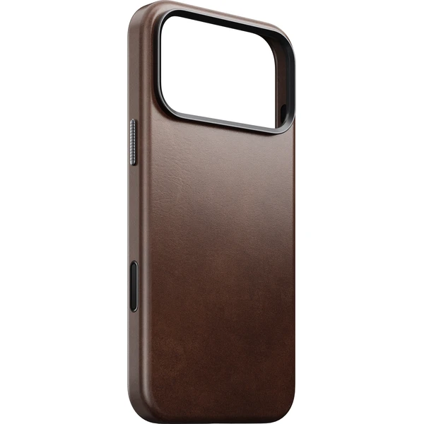 Nomad Traditional Leather (Horween) MagSafe kožený kryt iPhone 17 Pro Max/18 Pro Max Rustic Brown - Puzdra - Obrázok c2c890f51f6d4a1b9e1da92135caac11