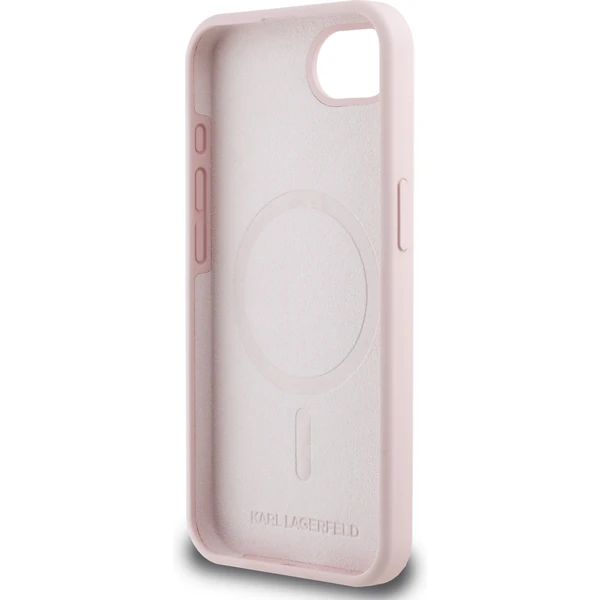Karl Lagerfeld Liquid Silicone K&CH Heads MagSafe kryt iPhone 17e/16e ružový - Puzdra - Obrázok c2d03ebaa17f451d8e87e6e242b2dd13