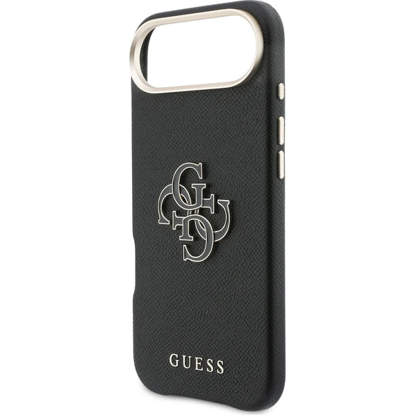 Guess PU Resin Logo kryt iPhone Air čierny - Puzdra - Obrázok c2efe52933a2415e9dd0495ae90eaa5a