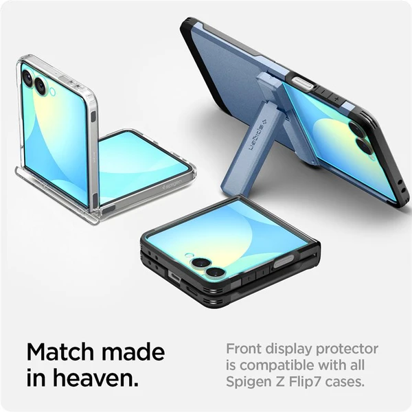 Spigen Glass TR EZ Fit HD sklo Samsung Galaxy Z Flip7 číre (1 ks) - Ochranné fólie a sklo - Obrázok c314041f847e4afd9c9700c1a99273fb