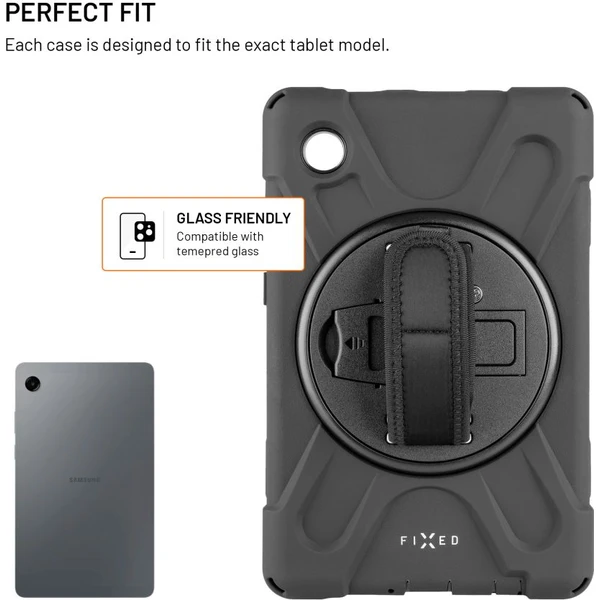 FIXED Rugged Tab Case odolné púzdro so stojanom Samsung Galaxy Tab A11 čierne - Puzdra - Obrázok c31959cd3cda49a5be376f0445121126