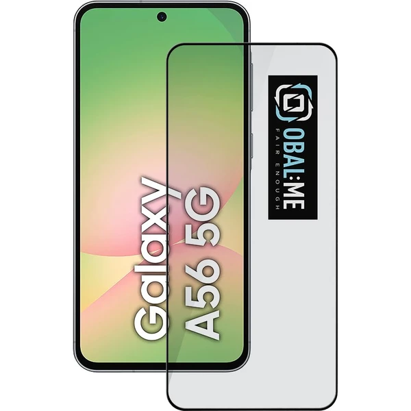 OBAL:ME 5D tvrdené sklo Samsung Galaxy A36/A56 5G čierne - Ochranné fólie a sklo - Hlavný obrázok
