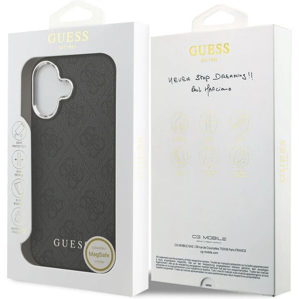 Guess 4G MagSafe kryt iPhone 17 čierny - Puzdra - Obrázok c33a898bd07d435d858b0bc63dc8617d