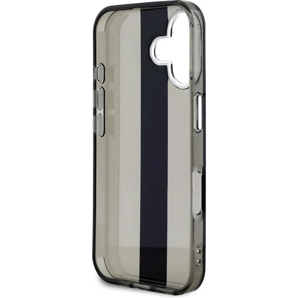 Karl Lagerfeld IML Stripe Logo kryt iPhone 16 čierny - Puzdra - Obrázok c34ef4596791450f87cf46673ff5f0a2
