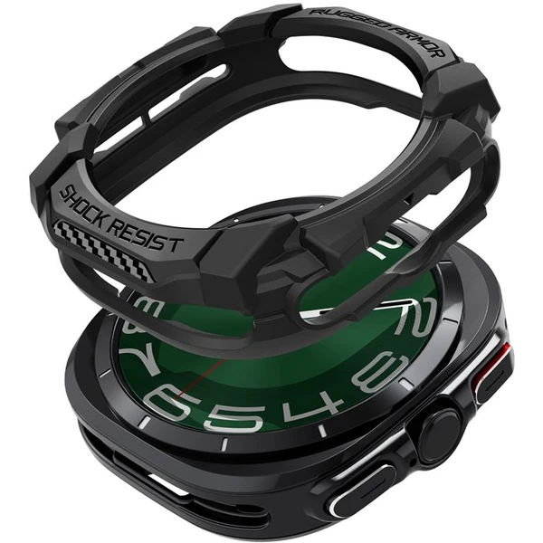 Spigen Rugged Armor kryt Samsung Galaxy Watch Ultra matne čierny - Puzdra - Obrázok c3945e58962f4904898963e674373dfa