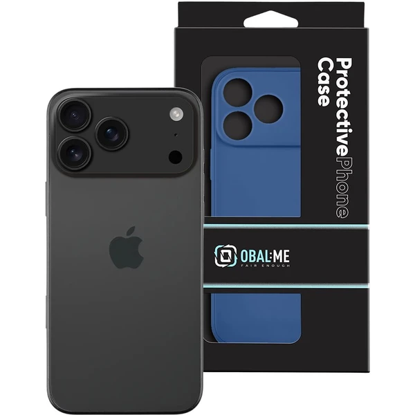 OBAL:ME Matte TPU kryt Apple iPhone 17 Pro Max modrý - Puzdra - Obrázok c3bd3026ab3f476f9176ab3b24024b69