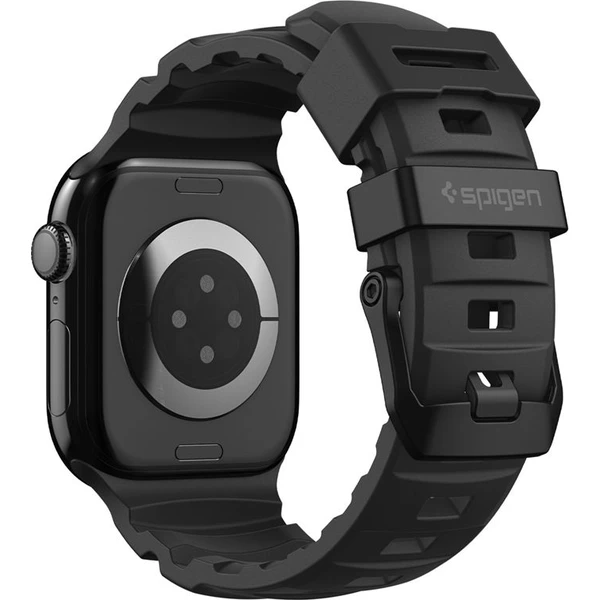Spigen Silikónový remienok Apple Watch 49/46/45/44mm čierny - Remienky - Obrázok c3c9791a6fe145f28fc5e11a84900fe0