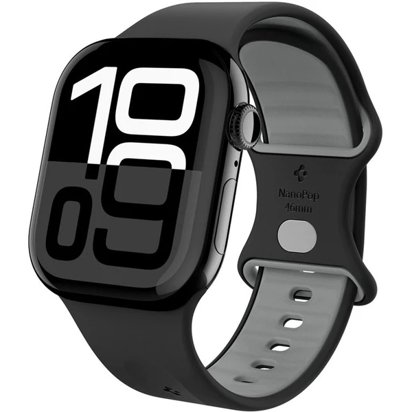 Spigen Nano Pop Band remienok Apple Watch 49/46/45/44mm čierny/sivý - Remienky - Hlavný obrázok