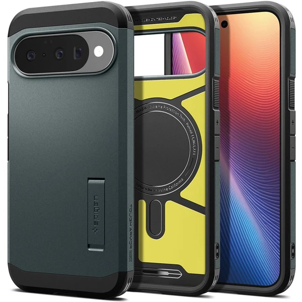 Spigen Tough Armor MagSafe kryt Google Pixel 10/10 Pro zelený - Puzdra - Obrázok c426e17ba866469b80cfa190e342a1b8