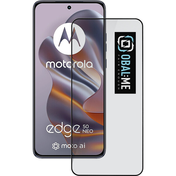 E-shop OBAL:ME 5D tvrdené sklo Motorola Edge 50 Neo čierne