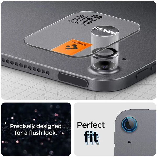 Spigen Glass tR EZ Fit Optik Pro sklo na fotoaparát iPad Air 13"/ iPad Air 11" (2024-2026) sivé - Ochranné fólie a sklo - Obrázok c4874bb4d85946f68e4b64c65ddfb45e