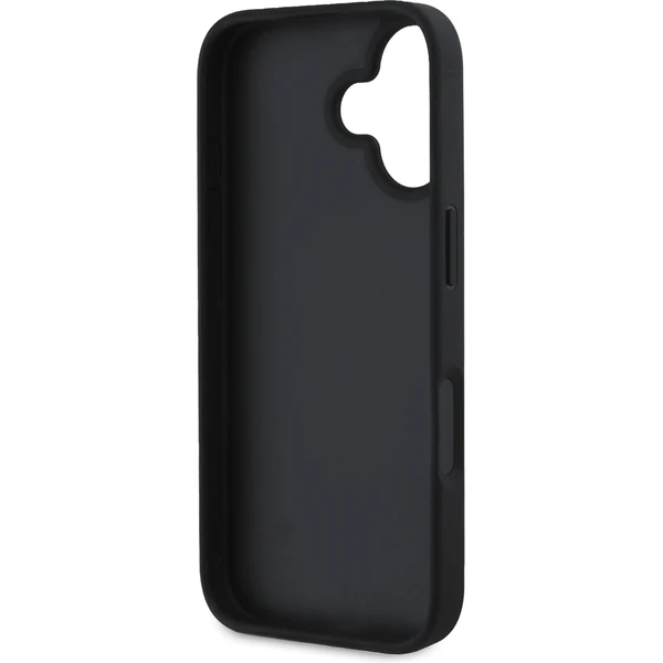 Guess PU Grained 4G Metal Logo kryt iPhone 16 čierny - Puzdra - Obrázok c48c266d2a63452d9e736aa4c5be1c55