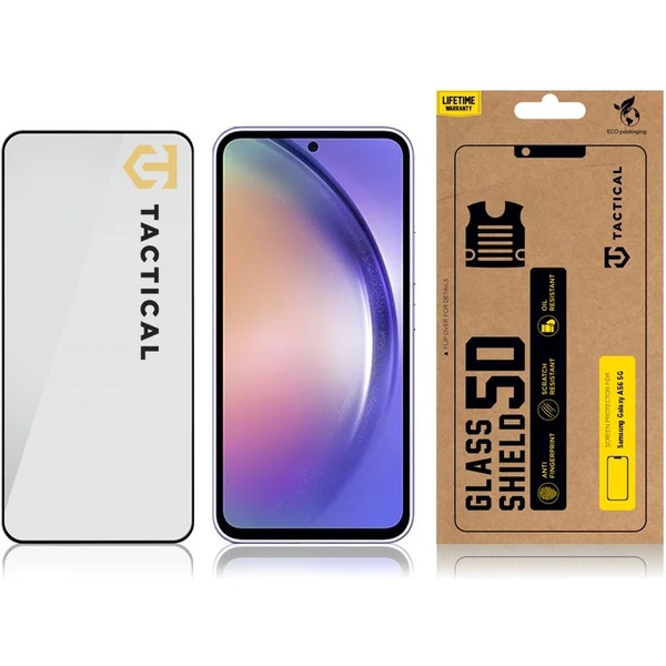 Tactical Glass Shield 5D sklo pre Samsung Galaxy A36/A56 čierne - Ochranné fólie a sklo - Obrázok c4aca59629fc444086f849bcda8bba12