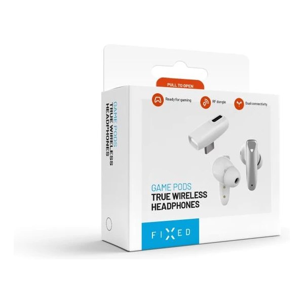 FIXED Game Pods TWS herné slúchadlá (kompatibilné s PS5/PS4/Nintendo Switch 1) biela - Slúchadlá - Obrázok c4afe0de92e34a19b729fcd682b4bdb4