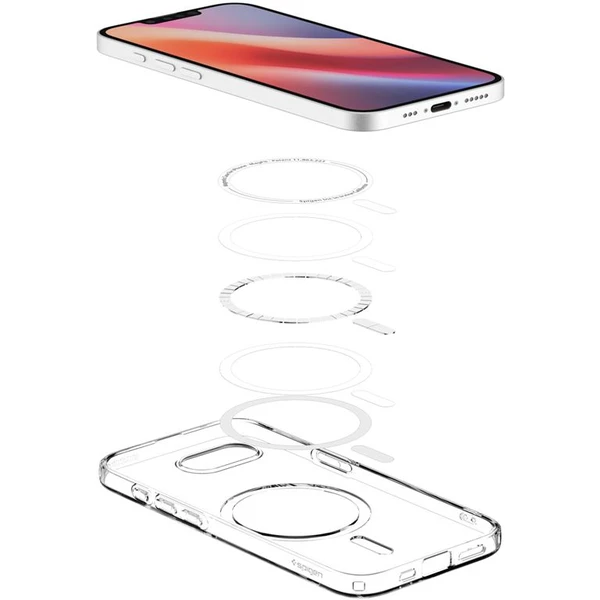 Spigen Crystal Flex MagSafe kryt iPhone 17e/16e biely - Puzdra - Obrázok c4b8541407db4263bcec552eafeaf14c
