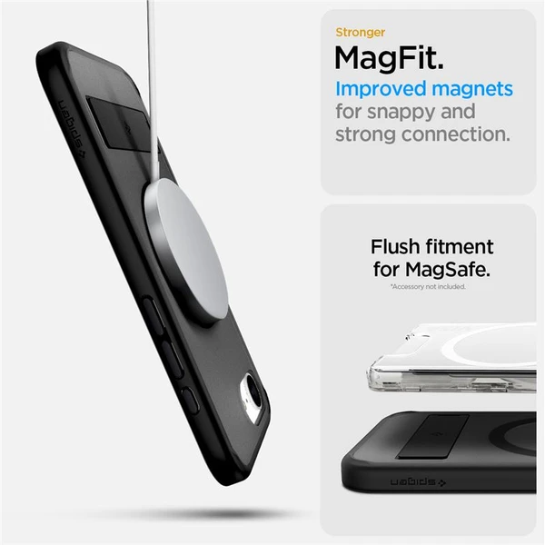 Spigen Ultra Hybrid S MagSafe obal iPhone 17e/16e frost black - Puzdra - Obrázok c4d0bbe2477e4a788a3b9fbdb5feb9c6