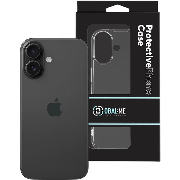 OBAL:ME TPU kryt Apple iPhone 16 číry - Puzdra - Obrázok c4d4cb96a3554f7b839ed5f5e13d5530