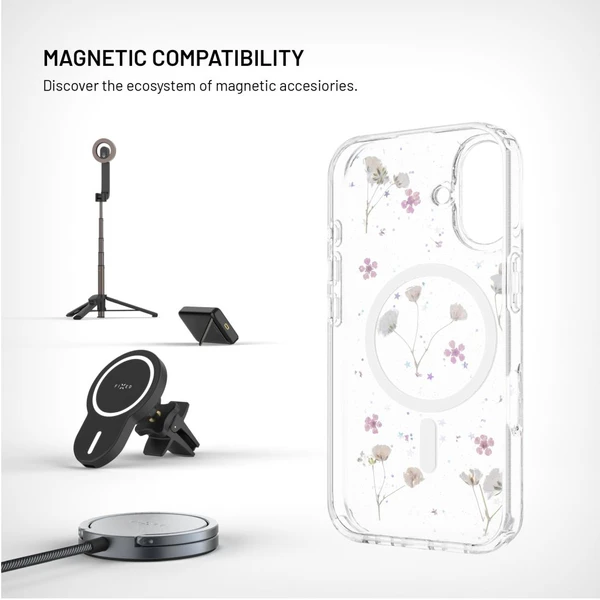 FIXED MagBloom kryt s MagSafe Apple iPhone 16 Blush Plum - Puzdra - Obrázok c500a796173d4779afa9e7f8faac8354