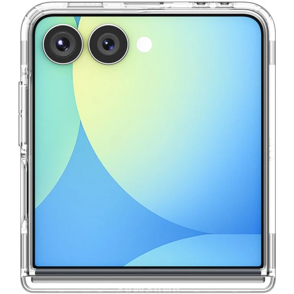 Spigen Ultra Hybrid Pro MagSafe kryt Samsung Galaxy Z Flip7 číry/biely - Puzdra - Obrázok c51a8cc8e3f046a98c3bcef1b2ece13f