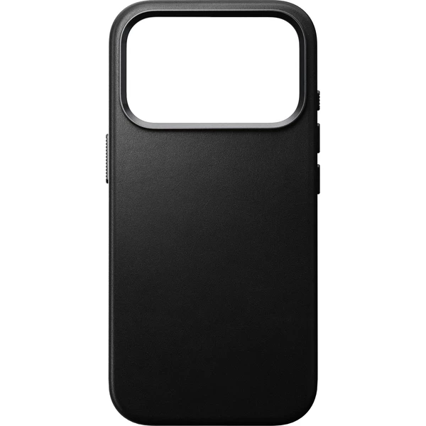 Nomad Traditional Leather MagSafe kožený kryt iPhone 18 Pro Black - Puzdra - Obrázok c52c1a08f3414214b0ec1d4a6eba4cd2