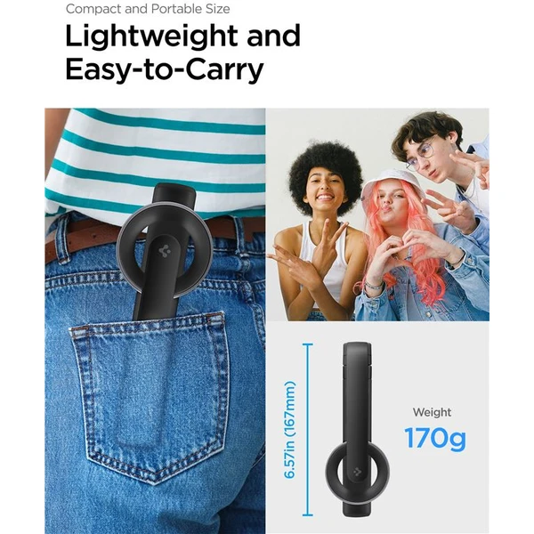 Spigen MagSafe Tripod Selfie Stick čierna - Držiaky - Obrázok c533187a4be9462b9b7ace552b6dc3a4