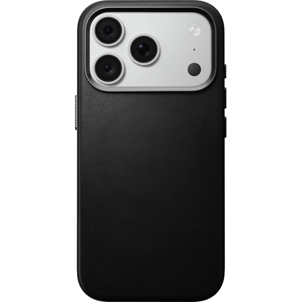 Nomad Traditional Leather MagSafe kožený kryt iPhone 17 Pro/18 Pro Black - Puzdra - Obrázok c575334c7f4b4d8ba7a5ebddf92d3177
