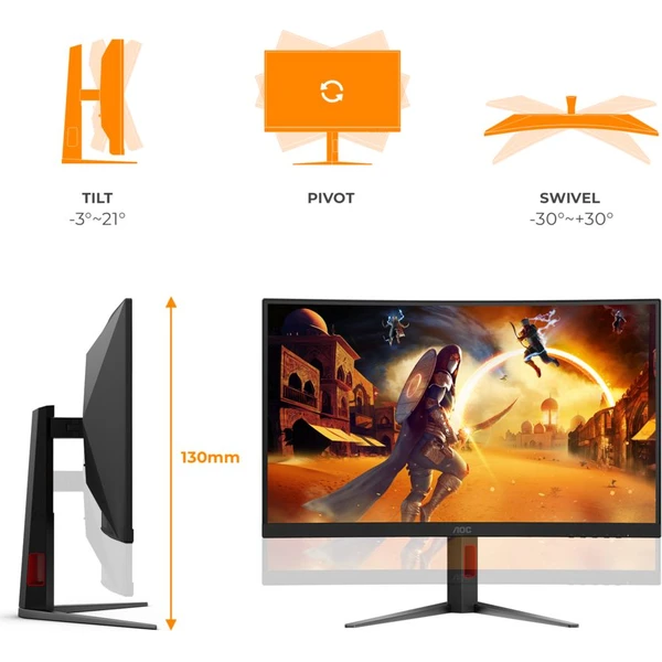 AOC Gaming C27G4Z2 herný monitor 27" - Monitory - Obrázok c57d328ef16043958b017d3248446212