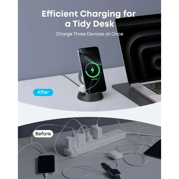 Anker MagGo MagSafe nabíjačka (15W) čierna - Nabíjačky - Obrázok c57eca3244b34810be09694e8e28cb84