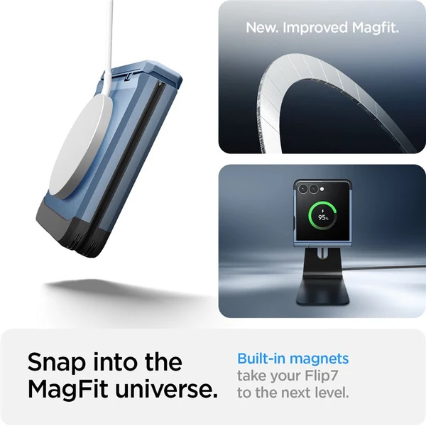 Spigen Tough Armor Pre MagSafe kryt Samsung Galaxy Z Flip7 svetlo modrý - Puzdra - Obrázok c58b93ecfd634c90a3a90c69355c3030