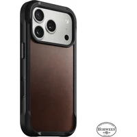Nomad Rugged Leather Case (Horween) MagSafe kožený kryt iPhone 17 Pro Rustic Brown - Puzdra