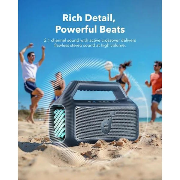Anker Soundcore Boom 2 bezdrôtový reproduktor modrý - Reproduktory - Obrázok c5a6ed8bd8cf4b2499f5a9bf435ff2c6