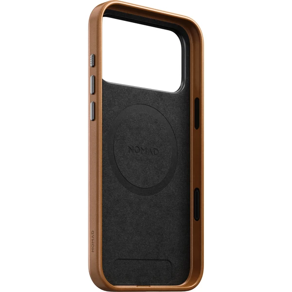 Nomad Traditional Leather MagSafe kožený kryt iPhone 18 Pro Max English Tan - Puzdra - Obrázok c5adbadf55cc4f5d8c6f60b49eecdc44