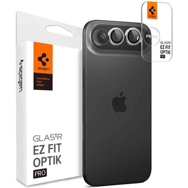 Spigen Glass TR EZ Fit Optik Pro skla iPhone Air silver (2 ks) - Ochranné fólie a sklo - Hlavný obrázok