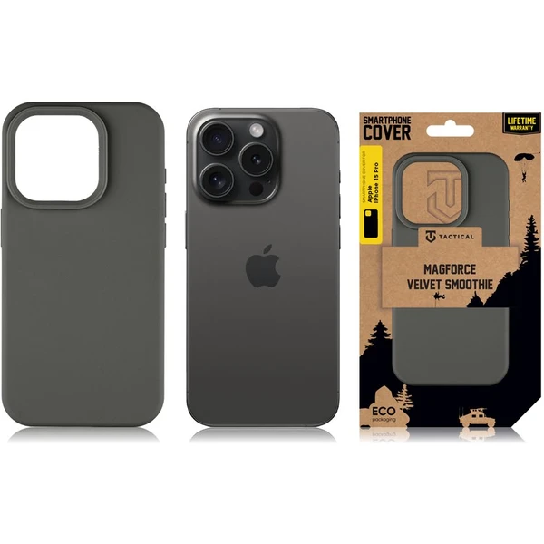 Tactical MagForce Velvet Smoothie Kryt pre Apple iPhone 15 Pro Bazooka - Puzdra - Obrázok c5cbff703e51499ab553886fd851e547