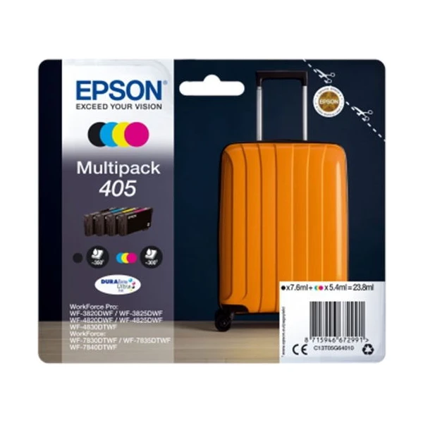Epson 405 Suitcase DURABrite Ultra 4farebný multipack - Tonery - Hlavný obrázok