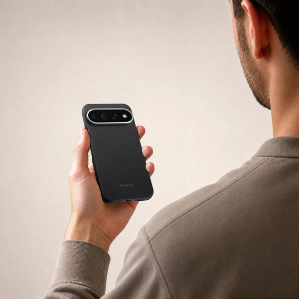 Pitaka Edge Case MagSafe kryt Google Pixel 11 Pro Black/Grey Twill - Puzdra - Obrázok c5ff30cc3c65440b83a0d402ff74cbbc
