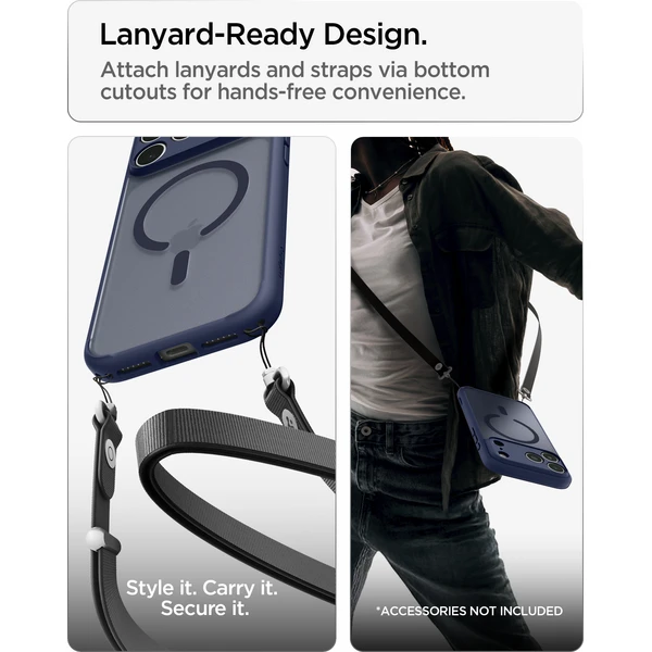 Spigen Ultra Hybrid MagSafe kryt iPhone 18 Pro Max/17 Pro Max frost deep blue - Puzdra - Obrázok c613036d4eca4974b1a746acb2fc1b61