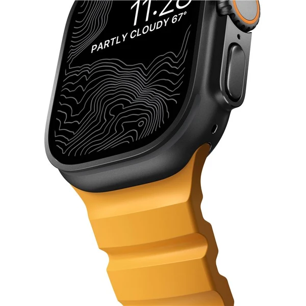 Nomad Rocky Point Band remienok Apple Watch 49/45/44/42mm čierny/oranžový - Remienky - Obrázok c61cb45a4ca747a79e0006367c3b943c