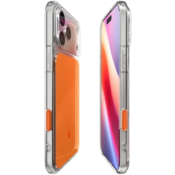 Spigen Ultra Hybrid T MagSafe kryt iPhone 17 Pro Max glossy orange - Puzdra - Obrázok c639281e54ca48db8ee99460d1a67611