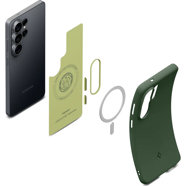 Spigen Nano Pop MagSafe kryt Samsung Galaxy S26 Ultra zelený - Puzdra - Obrázok c6396e1cd6a64f15adb2ff3af2382d1b