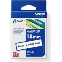 Brother TZe-241 páska čierna na bielom 18 mm - Pásky pre štítkovače