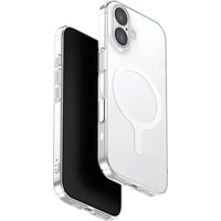 UNIQ Airsuit MagClick MagSafe kryt iPhone 17 Lesklý Priehľadný/Biely - Puzdra