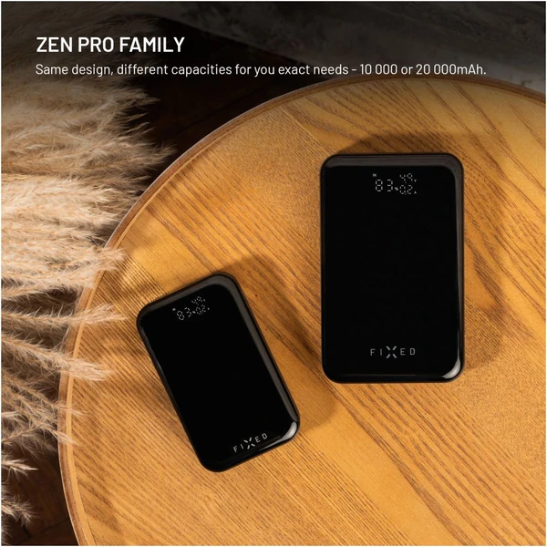 FIXED Zen 10 Pre powerbanka s LCD displejom, 30W, 10 000 mAh, čierna - Powerbanky - Obrázok c679cdeb52134f068987d7bfb7a98397