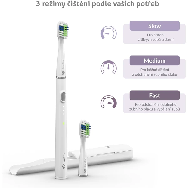 TrueLife SonicBrush Slim20 sonická kefka biela - Zubné kefky - Obrázok c69de63d73c14d93a94168e662a11d3d
