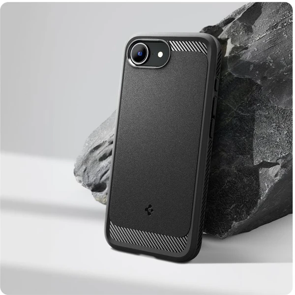 Spigen Rugged Armor MagSafe kryt iPhone 17e/16e matne čierny - Puzdra - Obrázok c6a13f20e120473d98dabac6f48e18da