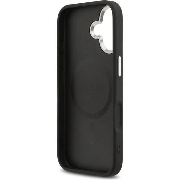 Guess PU Saffiano MagSafe kryt iPhone 17 čierny - Puzdra - Obrázok c73bc590de7841dda6421f590a7f8138