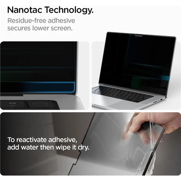 Spigen SafeView Privacy fólie MacBook Pro 14" (M5/M4/M3/M2/M1) - Ochranné fólie a sklo - Obrázok c7472c2a08de4590983fcb16e9d0cf09